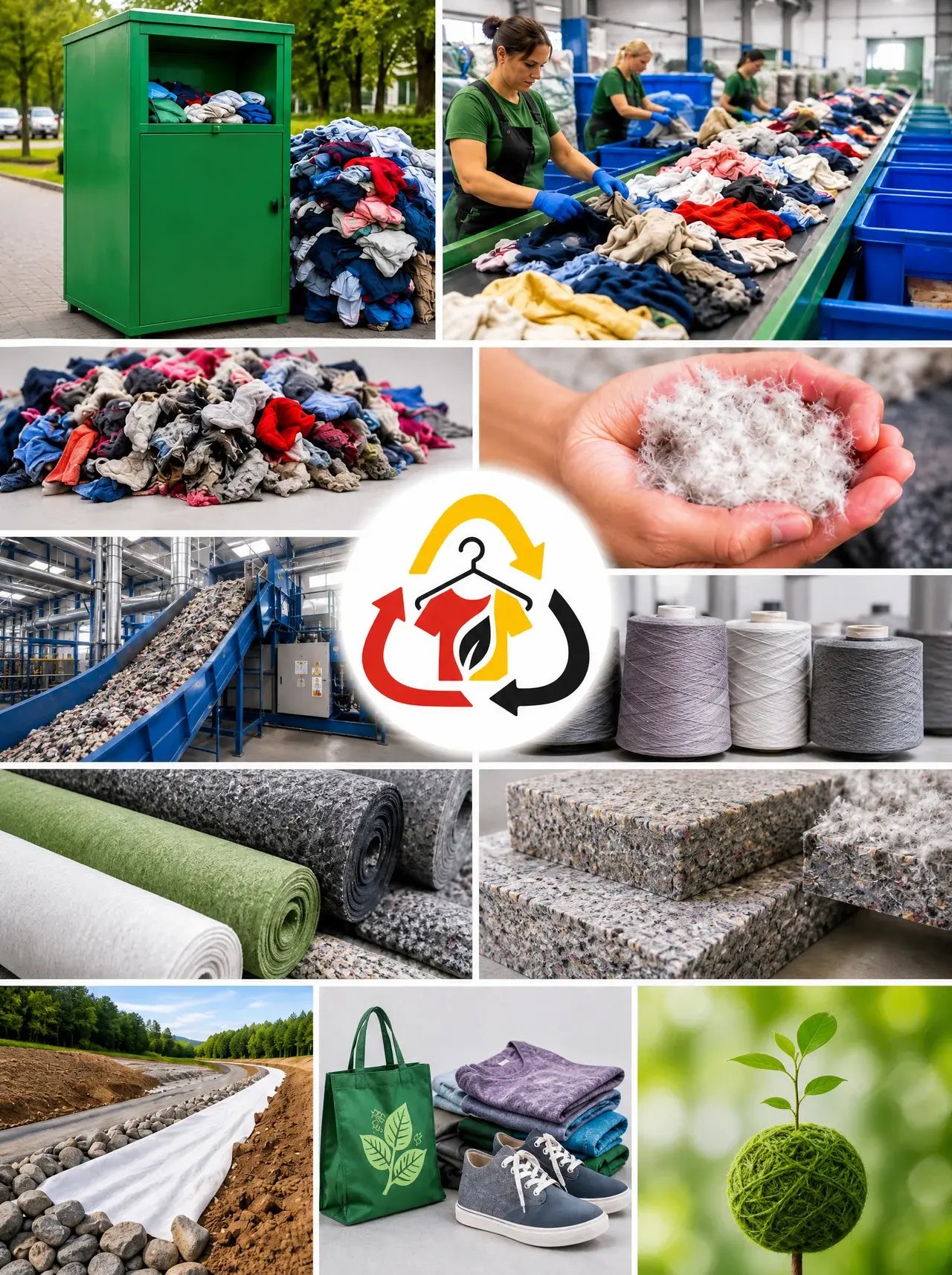 Textilní materiál k recyklaci